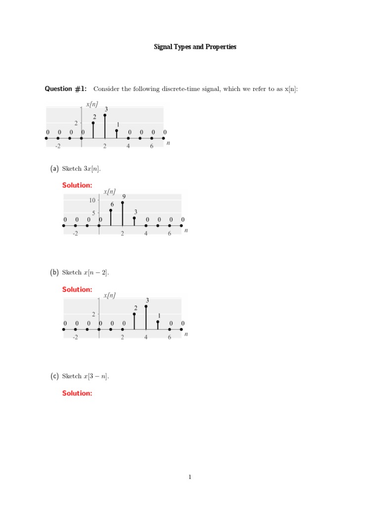 Signal Types and Properties | PDF | Signal Processing | Computing