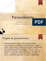 Slide Literatura Parnasianismo