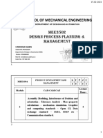 Design Process Planning & Management