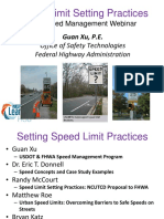 Speed Limit Setting Practices: ITE Speed Management Webinar