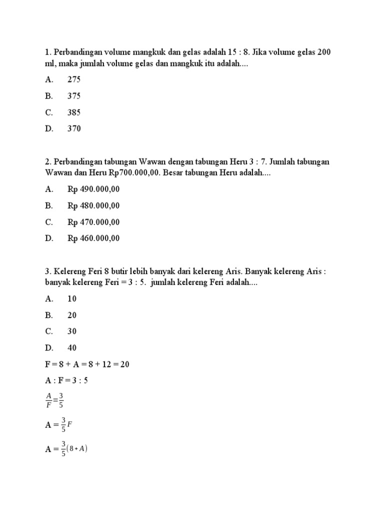 Latihan Soal 4 | PDF