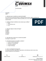 Prevención incendios examen