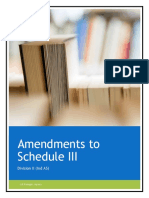 Schedule III Amendments