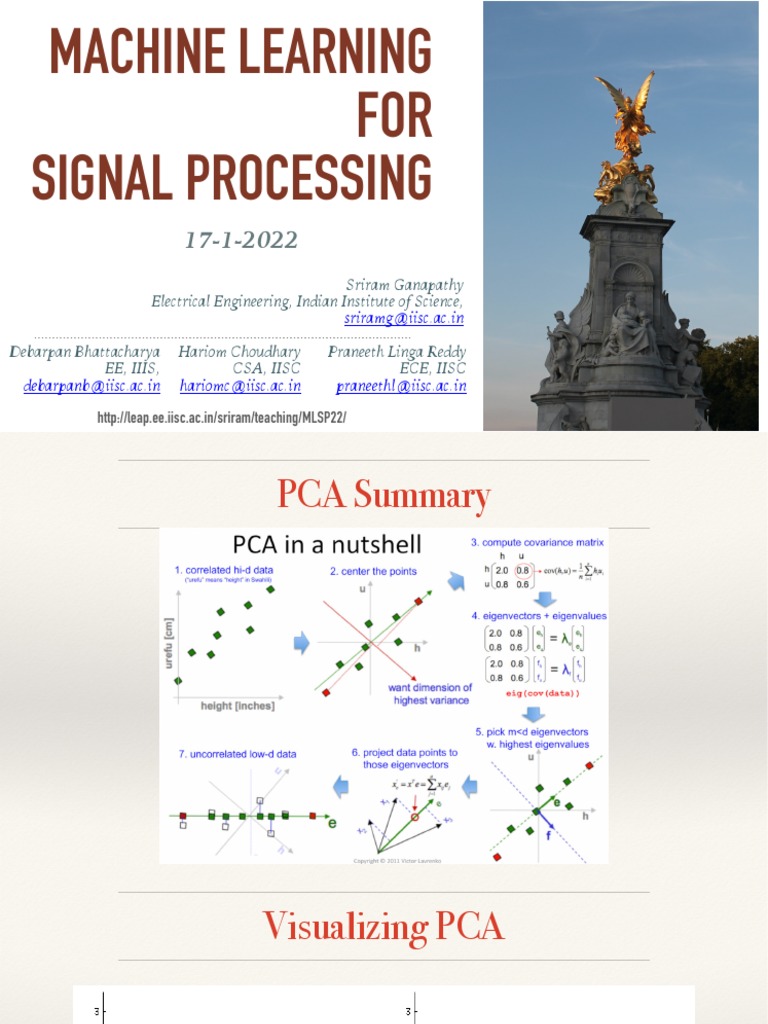 Machine Learning FOR Signal Processing Sriramgiisc Ac.in PDF