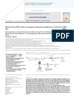 TRADUCIDO Efecto de Las PM10 Sobre La Respuesta Inmunitaria Pulmonar