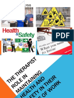 The Therapist Role in Maintaining Health and Safety Cot 3rd