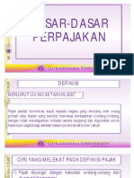 Dasar-Dasar Perpajakan