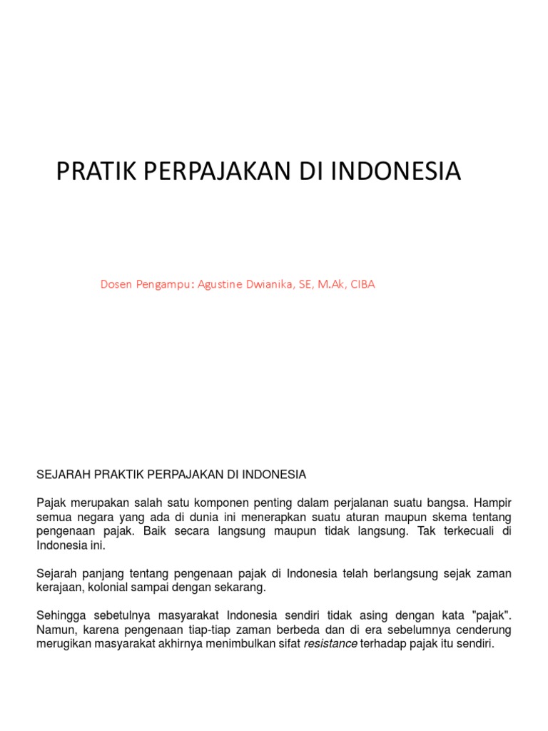 Makna Kemerdekaan dalam Pengelolaan Pajak