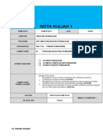 Nota Kuliah 1: 1.0 Takrif Pasar