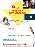 LECTURE 1 - Introduction To Research Methodology Edit