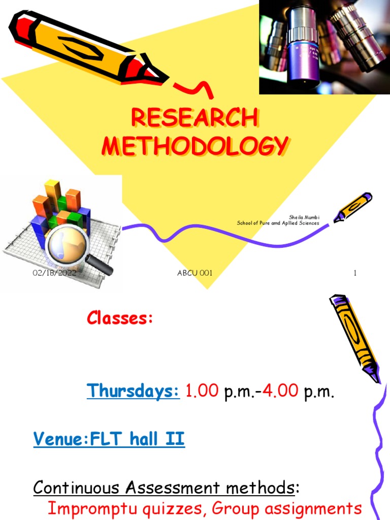 Research Methodology Course Overview | PDF | Reason | Scientific Method