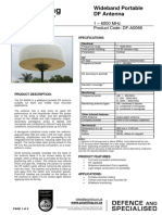 Wideband Portable DF Antenna: 1 - 6000 MHZ Product Code: Df-A0066
