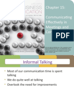 Communicating Effectively in Meetings and Conversations