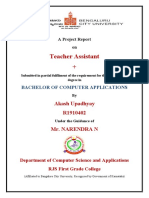 A Project Report Cerificate