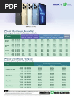 Maxis Zerolution iPhone Plans Overview | PDF | I Phone | Apple Inc.