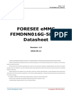 Foresee Emmc FEMDNN016G-58A43 Datasheet: Longsys Electronics Electronics