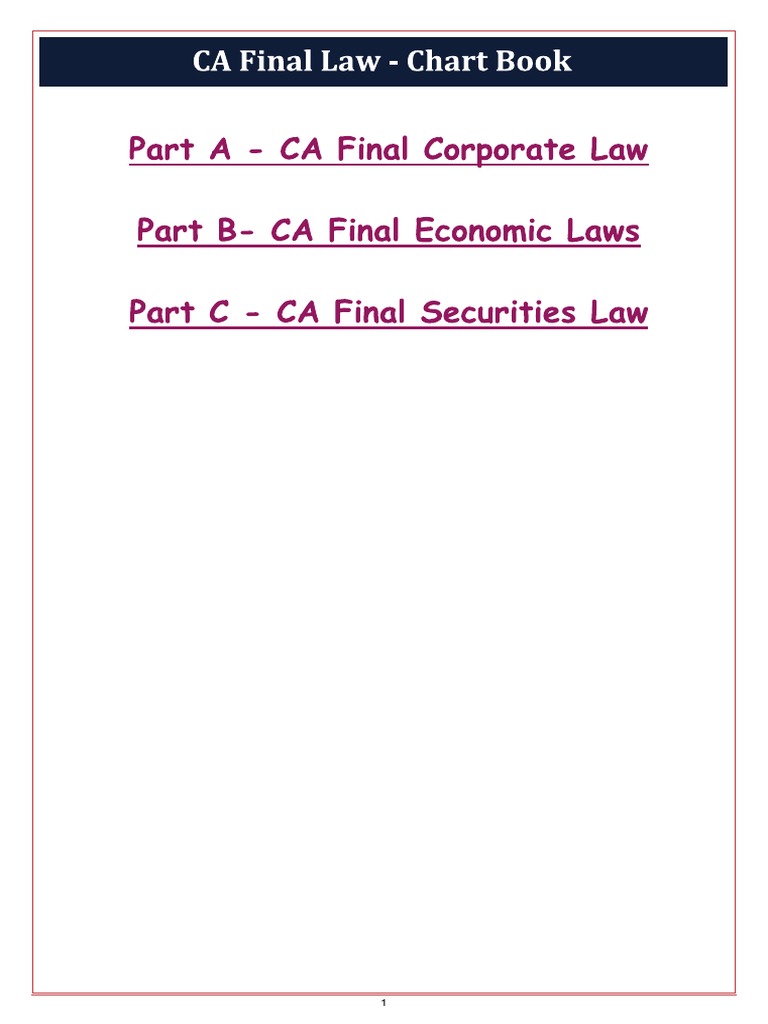 Ca Final Law Chart Book Pdf Free Download 