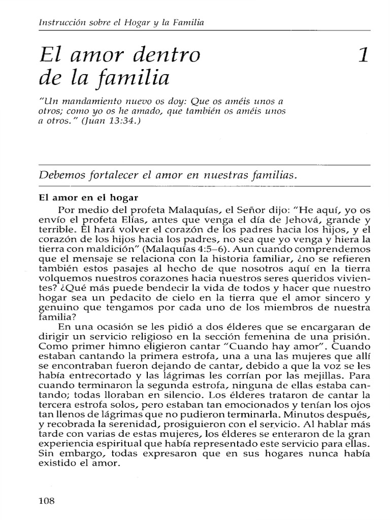 Amor en La Familia | PDF | Amor | Contenido bíblico