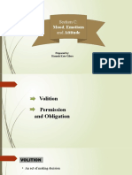 Section C: and Attitude: Mood, Emotions