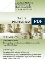 Tajuk: Pilihan Raya: (Nama:Lakshmen A/L Vicneswaran) (Kelas:4.Zamrud) (NO IC:050630-01-1165)