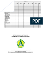 Daftar Hafalan TPQ Triwung