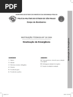 Sinalização de emergencia nr26