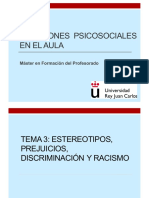 Relaciones Psicosociales en El Aula: Máster en Formación Del Profesorado