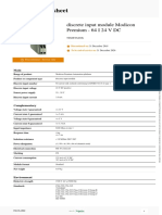 Product Data Sheet: Discrete Input Module Modicon Premium - 64 I 24 V DC