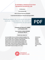 Etude Geologique Des Occurrences Phosphatees Du Ha