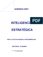 Libro Inteligencia Estratégica de Sherman Kent
