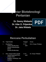 Pengantar Bioteknologi Pertanian