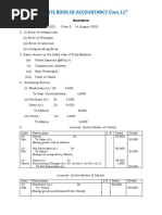 Ultimate Book of Accountancy Class 11: Answers