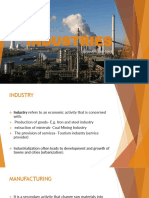 GEOGRAPHY CHAPTER 5 INDUSTRIES AND INDUSTRIAL CLASSIFICATION
