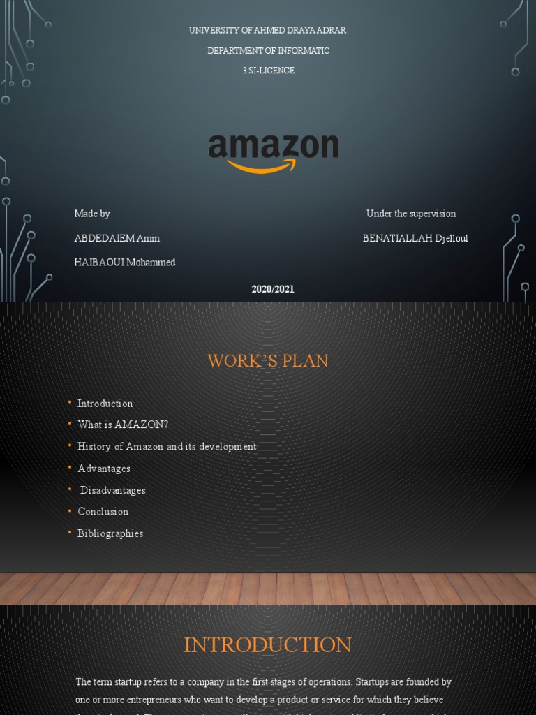 Amazon: History, Advantages, and Challenges | PDF | Small Business ...