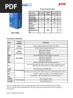 BLD100A Brushless DC Motor Controller Manual