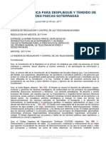 029 Norma Tecnica Despliegue Redes Fisicas Servicios Telecomunicaciones