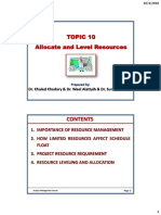 Topic 10 Allocate and Level Resource-392