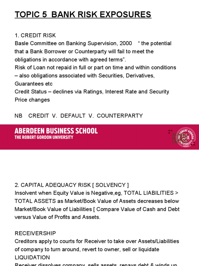 Banking Risk Management Guide | PDF | Business | Market Liquidity