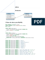 Base de datos MySQL tienda informática