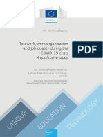 OGY Labour Educa Tion: Telework, Work Organisation and Job Quality During The COVID-19 Crisis