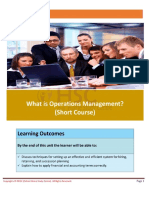 A - Operation Management Notes