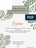 Destruição Na Camada de Ozônio