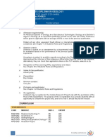 Postgraduate Diploma in Geology: Pgdip (Geology) - NQF Level 8 (120 Credits)