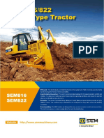 SEM 816 Track Tractor Specs PDF