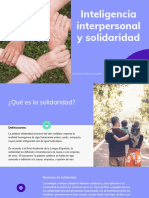 Solidaridad e Inteligencia Interpersonal