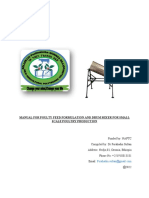 Manual For Poulty Feed Formulation and Drum Mixer For Small Scale Poultry Production
