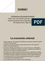 Economía Colonial-Hora