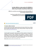 Artigo - Gusthavo Ribeiro - Os Laços Sociais Afetivos Como (Rev. Lana Lula)