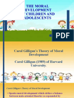 The Moral Development of Children and Adolescents
