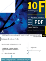 Aquecimento e Mudanças de Estado Variação Das Entalpias de Fusão e de Vaporização